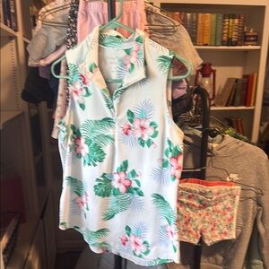 Tommy Bahama gold shirt